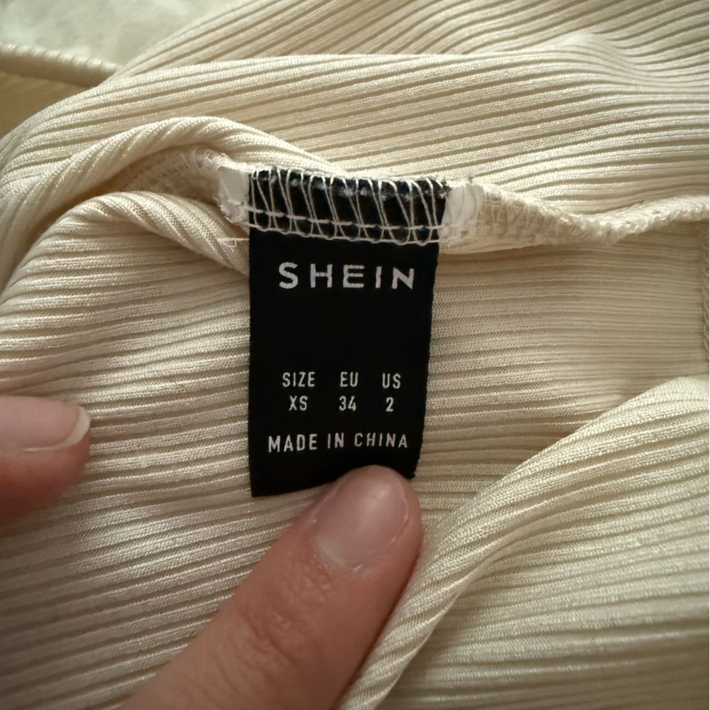 Beige Ribbed Tank Top - Picture 2 of 2